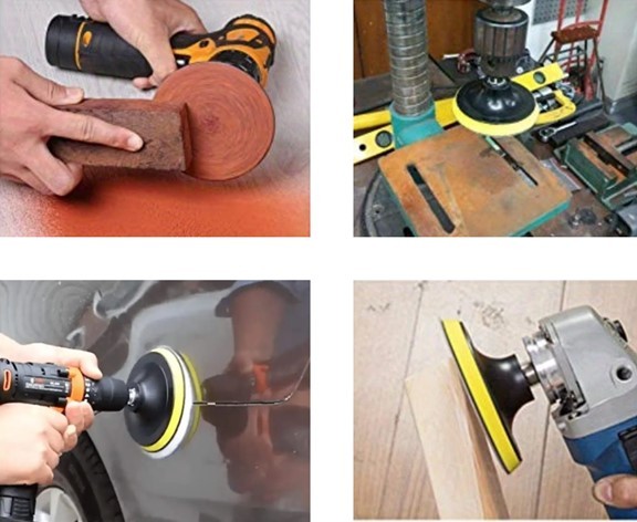 6" Polishing Wheel w/Hook & Loop Backing & Pad Set by ContractorsX