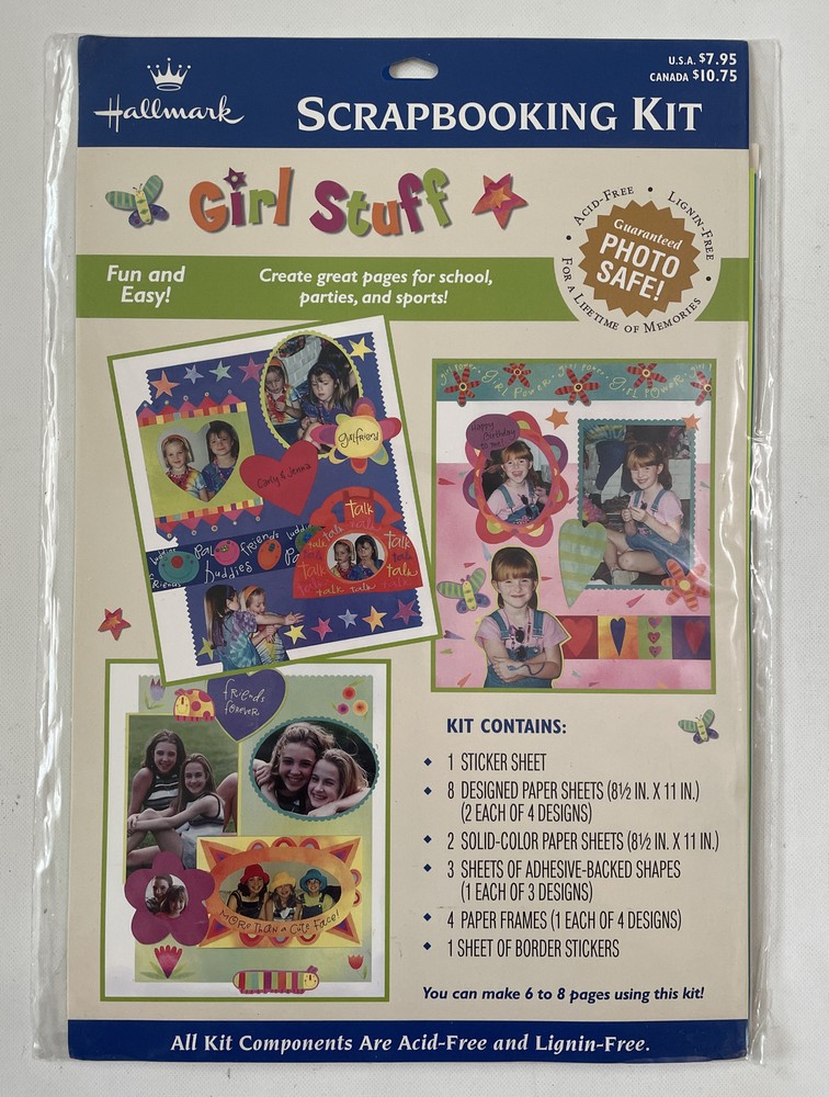 Hallmark, Scrapbooking Kit, Girl Stuff