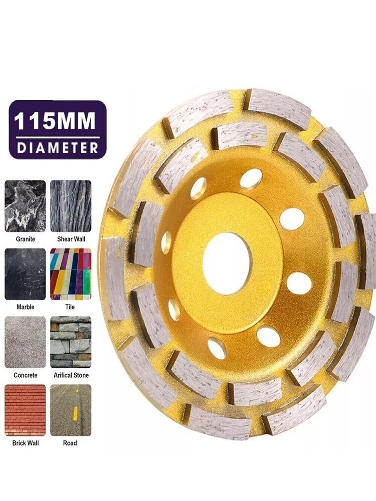 115mm Diamond Segment Grinding Wheel Disc Cup Marble Concrete Granite Stone❥