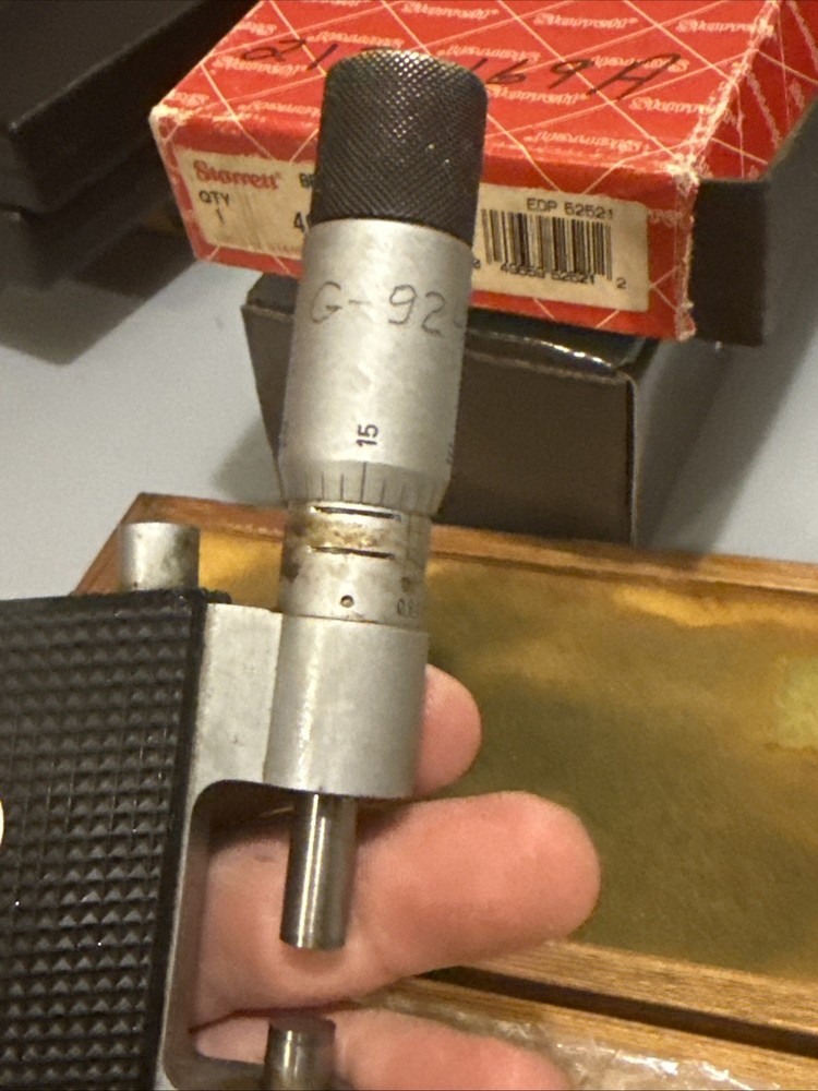 Steinmeyer Feinmess Suhl Indicating Micrometers 0-1" & 1-2" .0001"