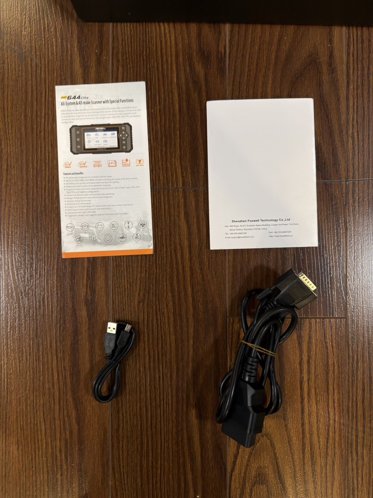 FOXWELL NT630 Plus ABS SRS OBD2 Diagnostic Scanner Code Reader w/ Case