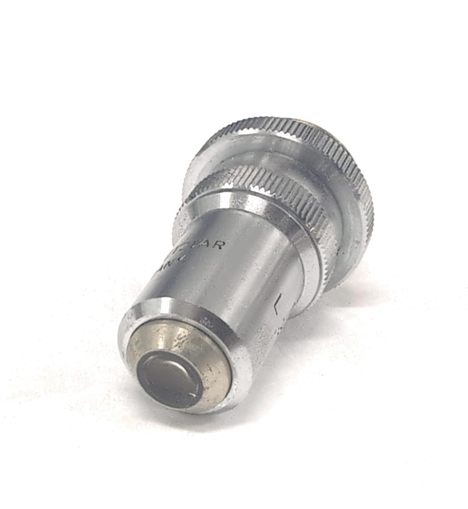 Leitz Wetzlar 170mm L32/0.40 Microscope Objective Lens RMS Thread w/ Iris Collar
