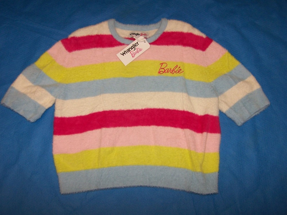 Size XL Juniors Wrangler Barbie Pullover Sweater