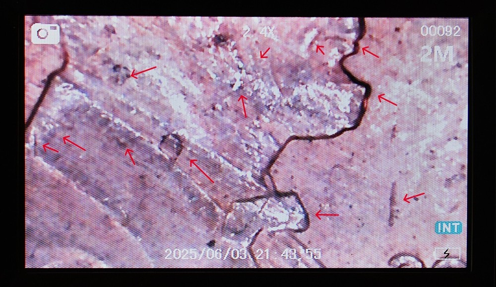2001 Penny Multi Strike Error Double Die, Die Cracks, Initials Obscured