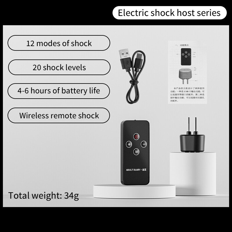 Electric Anal-Butt Plug Dildo Shocking Dilator Prostate Massage Unisex Automatic