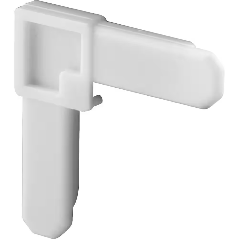 Screen Frame Corner, 1/4 In. X 3/4 In., White Plastic (50-Pack)