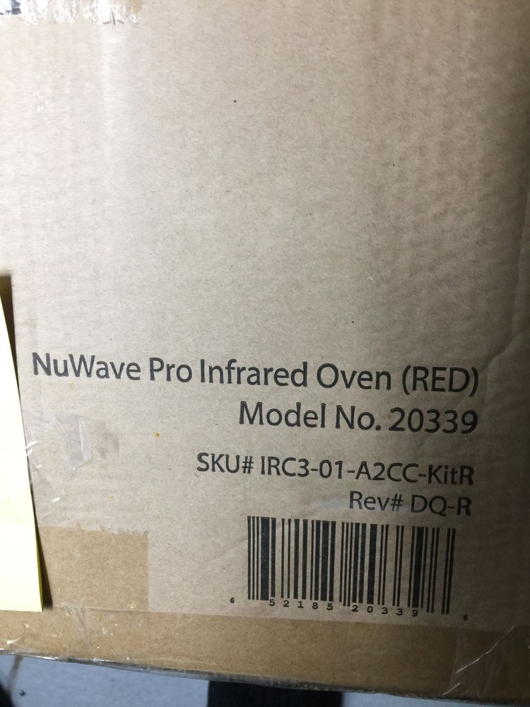 Nuwave Pro infrared Oven (Red) Model #20339