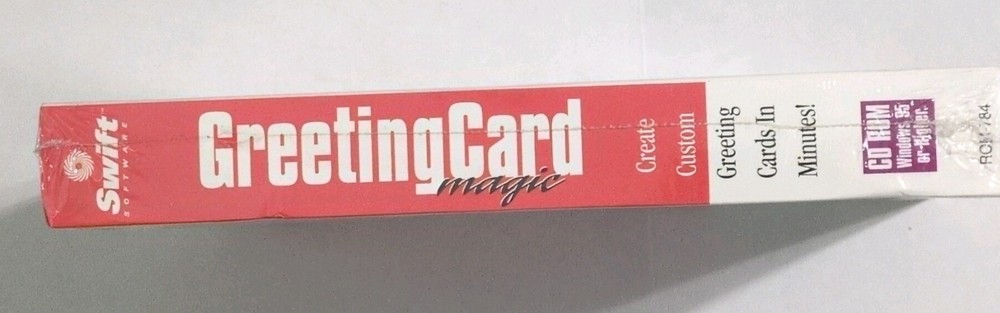 Swift Software GreetingCard Magic CD Desktop Publishing Windows 95 or Higher