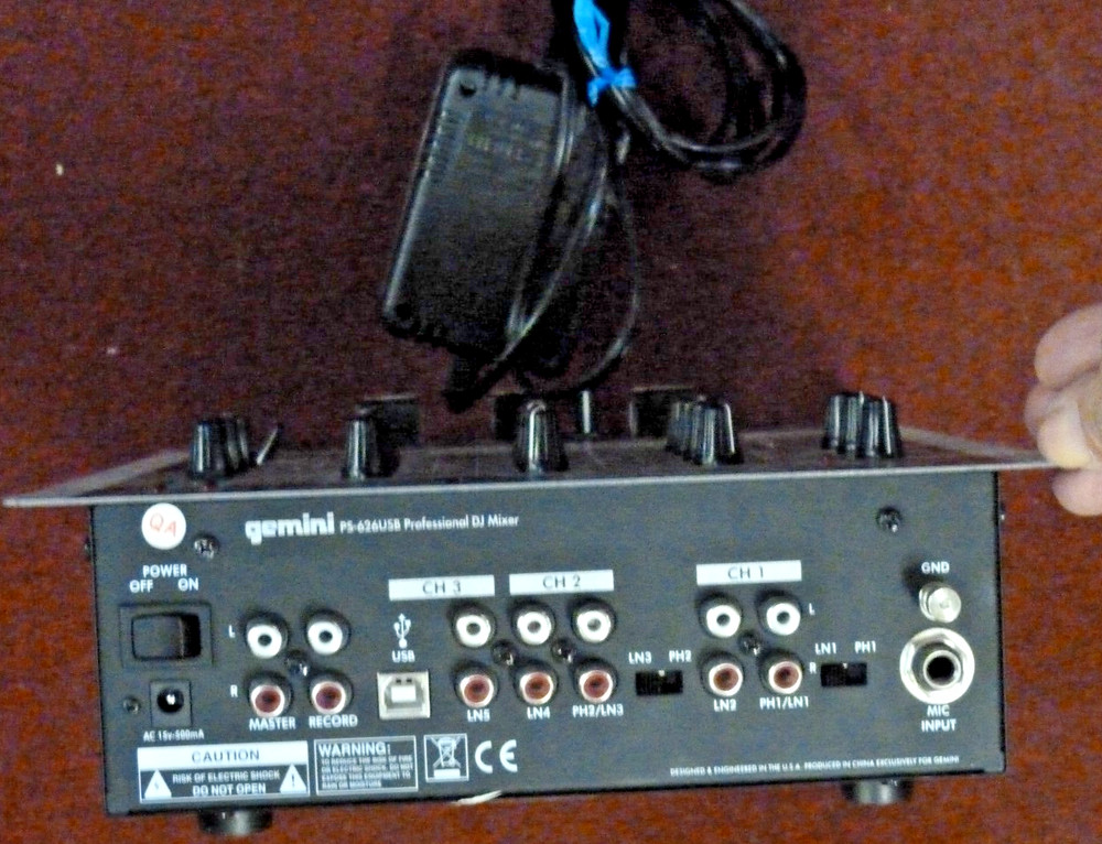 Shure Gemini pS-626 USB mixer
