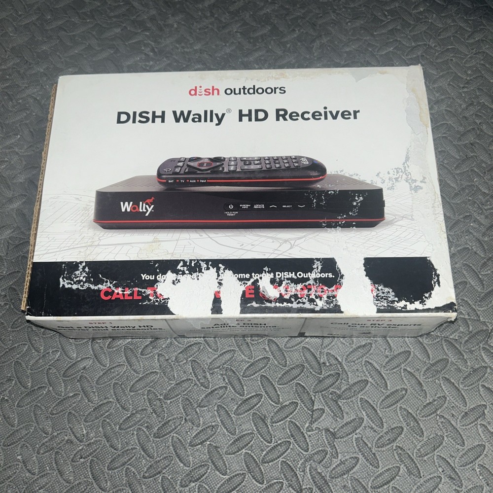 DISH Network Wally HD Satellite Receiver - Black - Complete  Sealed