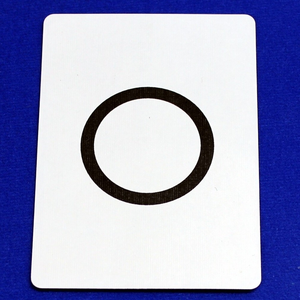 ESP Circle, Bicycle Printed Gaff Card, Blue
