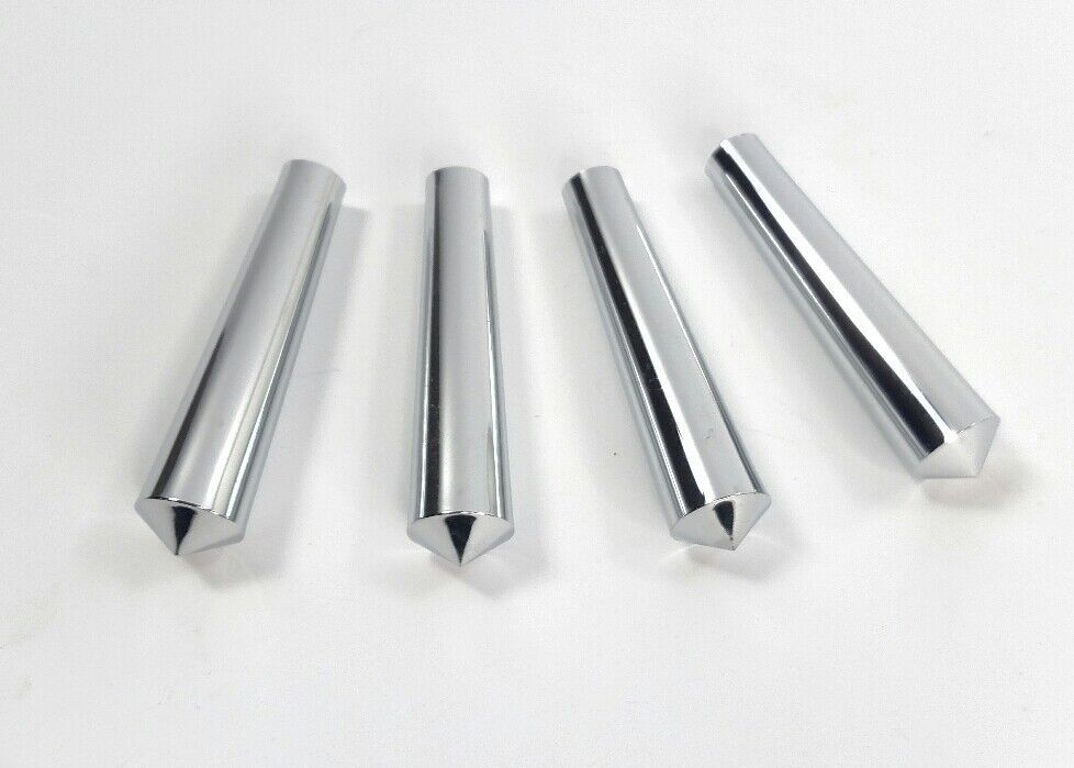 (Set/4) Cone Toggle Switch Covers Chrome 2-7/16" Long for 1977-04 Peterbilt