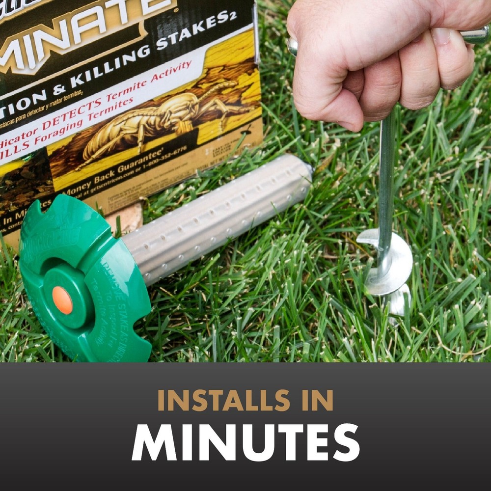 Terminate Termite Killing Stakes (5-Count) Trap Bait Insect Killer Bug Home Pest