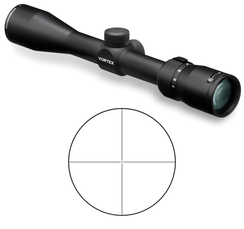 Vortex Optics Diamondback 2-7x35 Rimfire Riflescope V-Plex w Free Hat