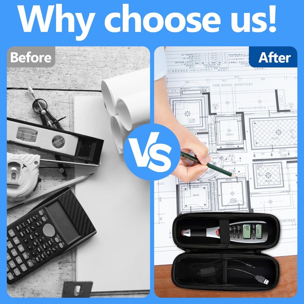 Portable Case for Scale Master with Cleaning Cloth,Storage Box for Advanced D...