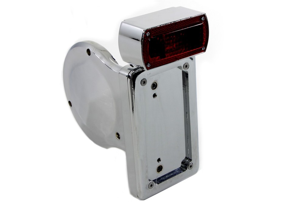 Box Style License Plate Assembly for Harley-Davidson
