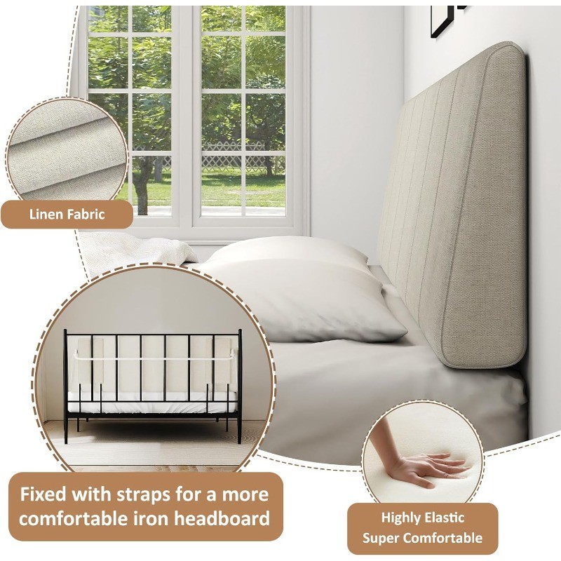 Full Size Headboard Only-No Assembly, Upholstered Headboard Full Size