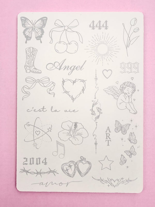 Fine Line Tattoo Practice Skins – 3mm Thick Laser-Printed Silicone Double-sided