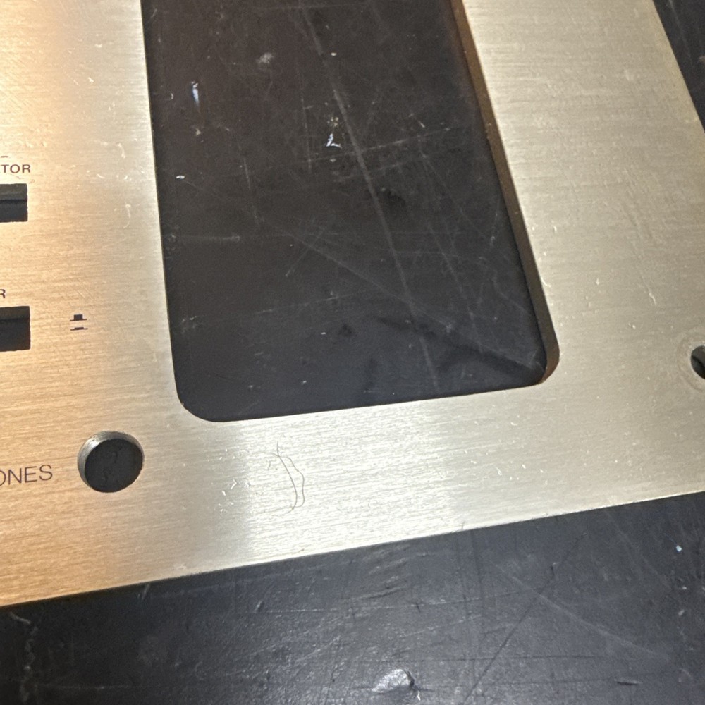Carver Model C-4000 Preamp FACEPLATE