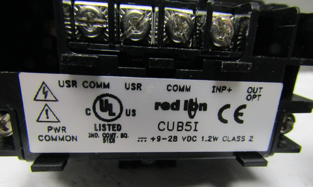 🔥RED LION CONTROLS DIGITAL PANEL CONTROL 9- 24 VDC CUB5I WITH PANEL MOUNT