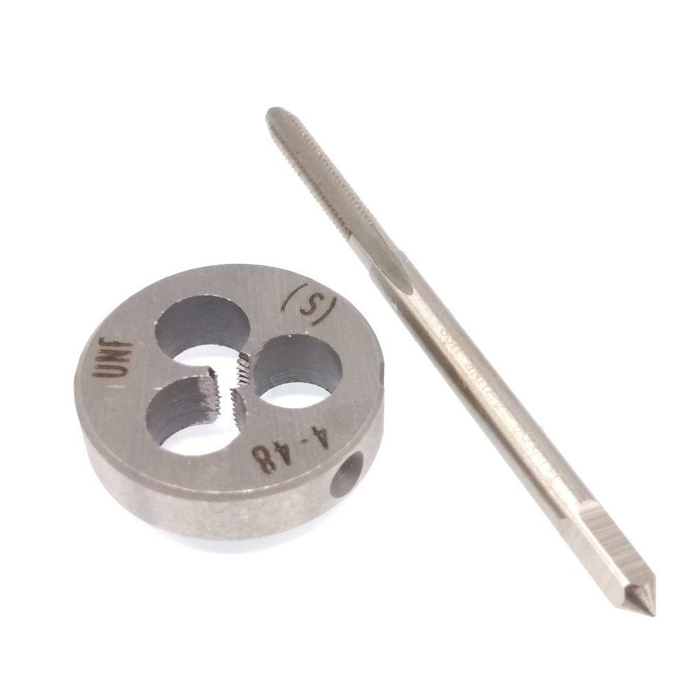 HSS 4-48 UNF Tap & 4-48 UNF Die Right Hand