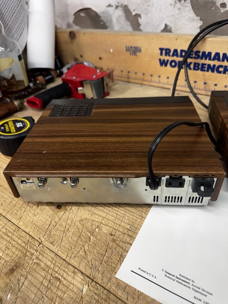 General Instrument Cable Box Jerrold Starcom VI (2) W Antenna