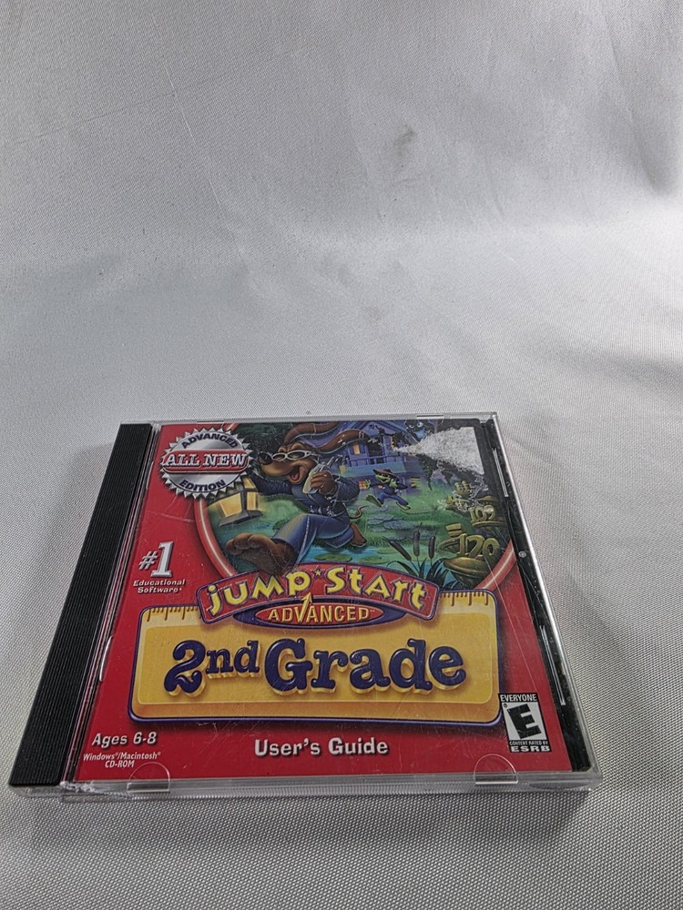 Jump Start Advanced 2nd Grade CD-Rom PC Game 2002 Knowledge Adventure Windows