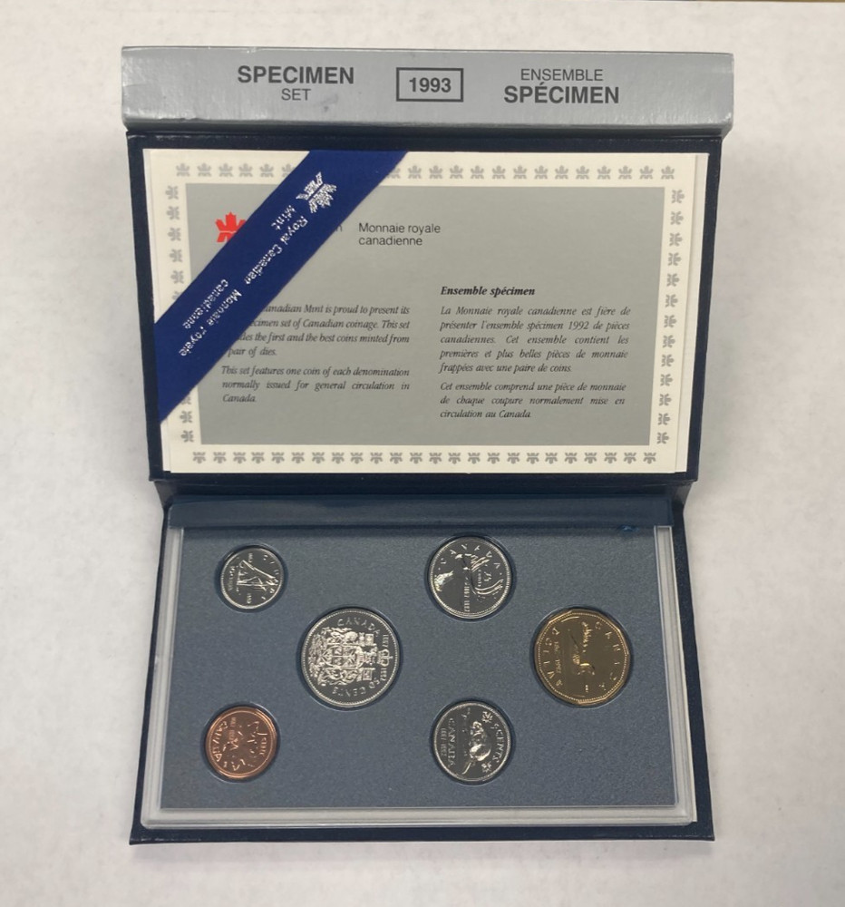 1993 Canada Specimen Coin Set