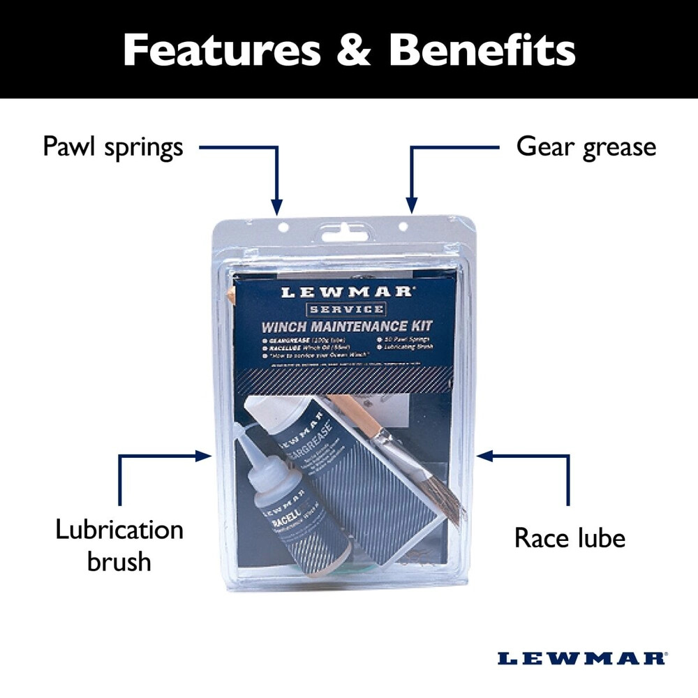 Lewmar Winch Maintenance Kit, #19701500