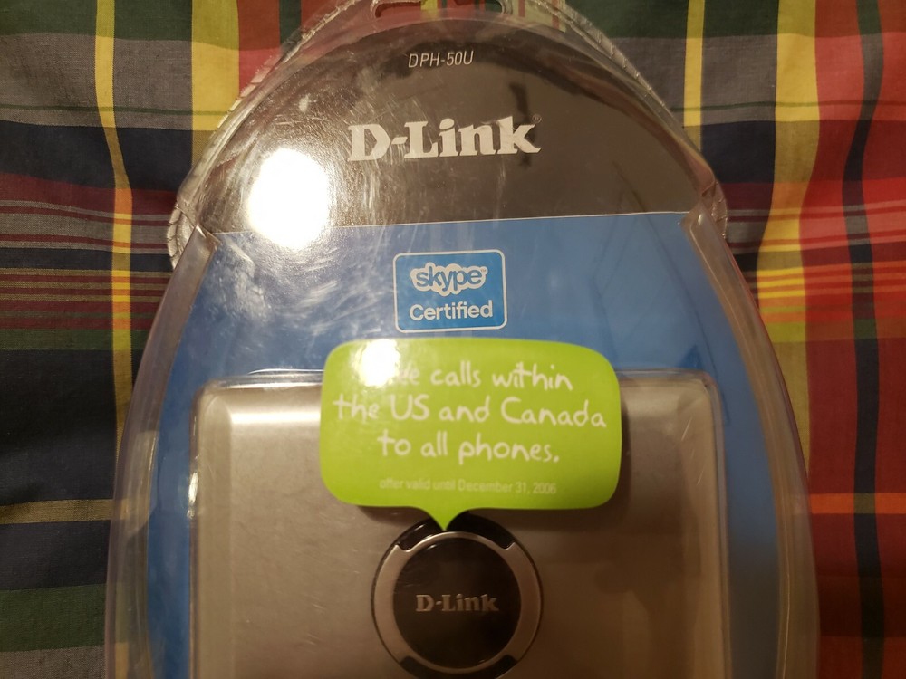 D-Link DPH-50U Skype USB Phone Adapter Skype Certified
