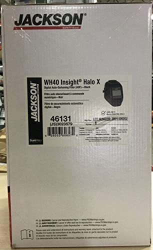 Jackson Safety 46131 Insight Digital Variable ADF Welding Helmet -Black
