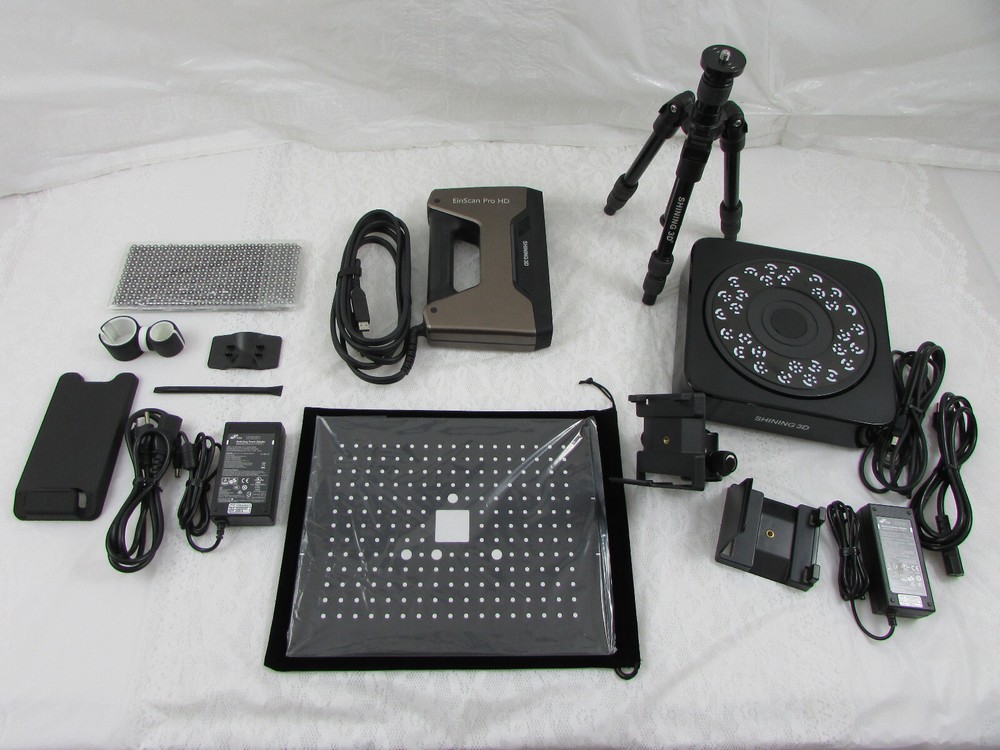 Shining3D EinScan Pro HD Handheld 3D Scanner Industrial With Turn Table