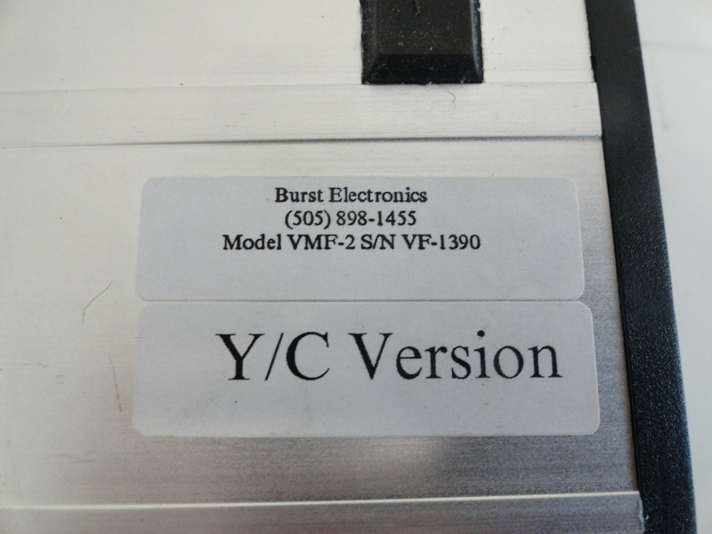 JJ7: Burst Electronics VMF-2 VIDEO MIXER/FADER