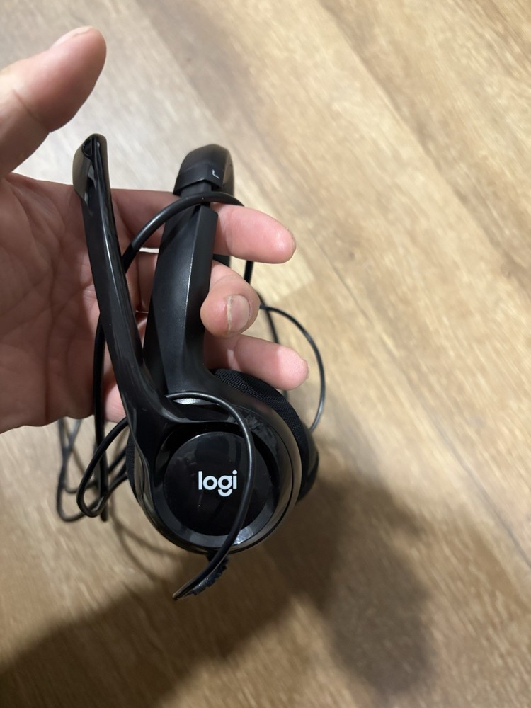 Logitech HD 1080p Webcam + Logitech USB Headset w/ Mic – Untested Bundle