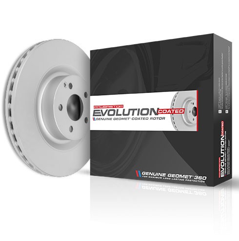 Powerstop     Power Stop Ar8745evc Front Evolution  Geomet Coated Brake Rotor