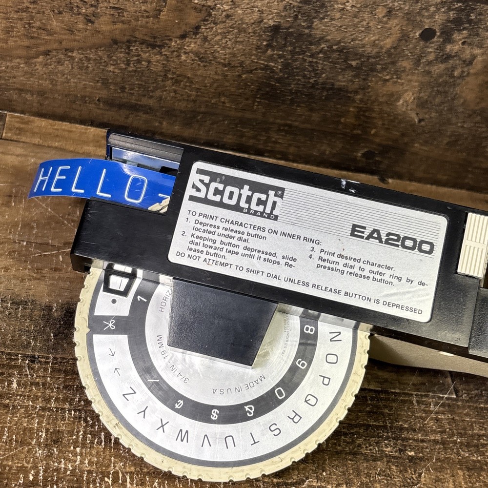 Scotch EA200 Heavy Duty Commercial Handheld Label Maker