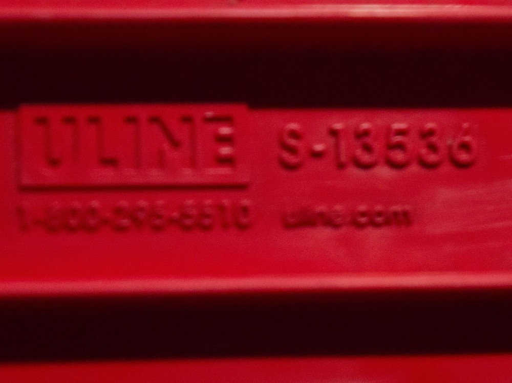 U-LINE (16 PK)LARGE 11x 5"x5"&4X4"PLASTIC STORAGE SMALL PART CONTAINER STACKABLE