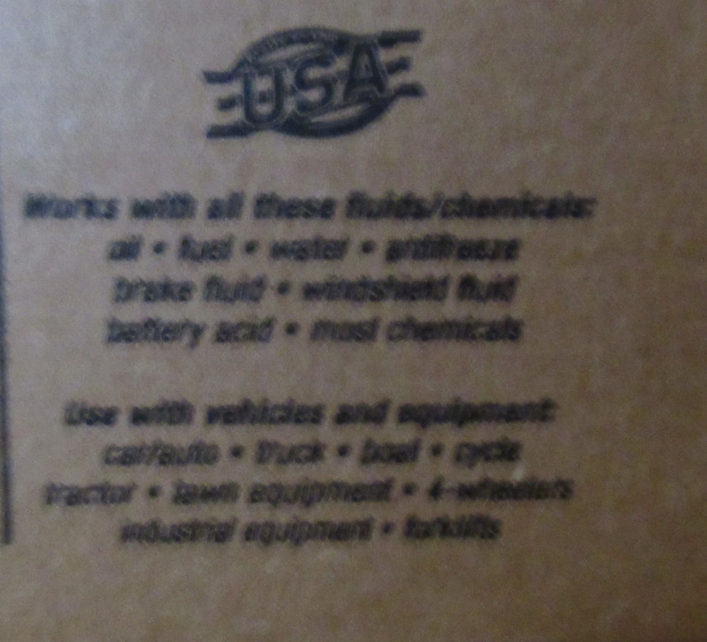 PIC 18611 FORM-A-FUNNEL DRAINING TOOL FUNNEL