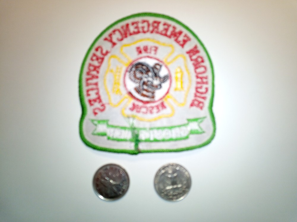 Bighorn Emergency Services Fire Rescue Ghost River Patch Badge Crest