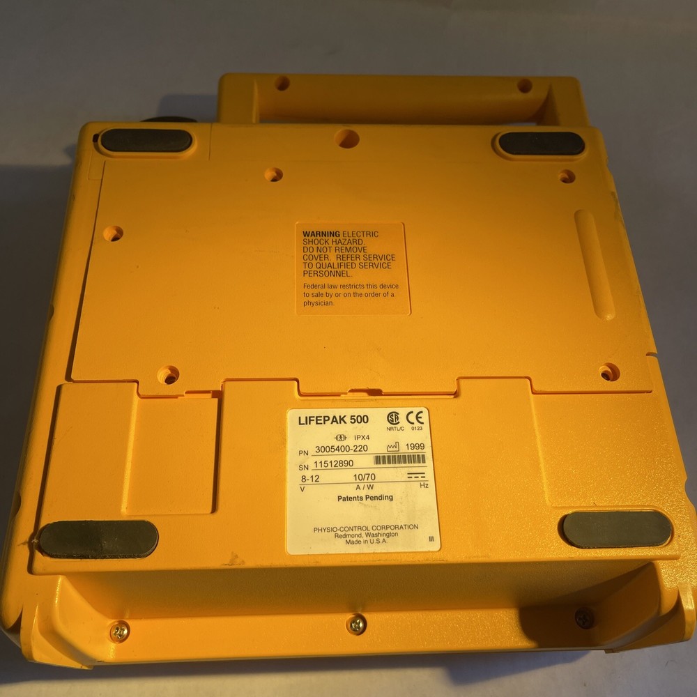 Physio Control Lifepak 500 AED Training System, no tested, No Battery