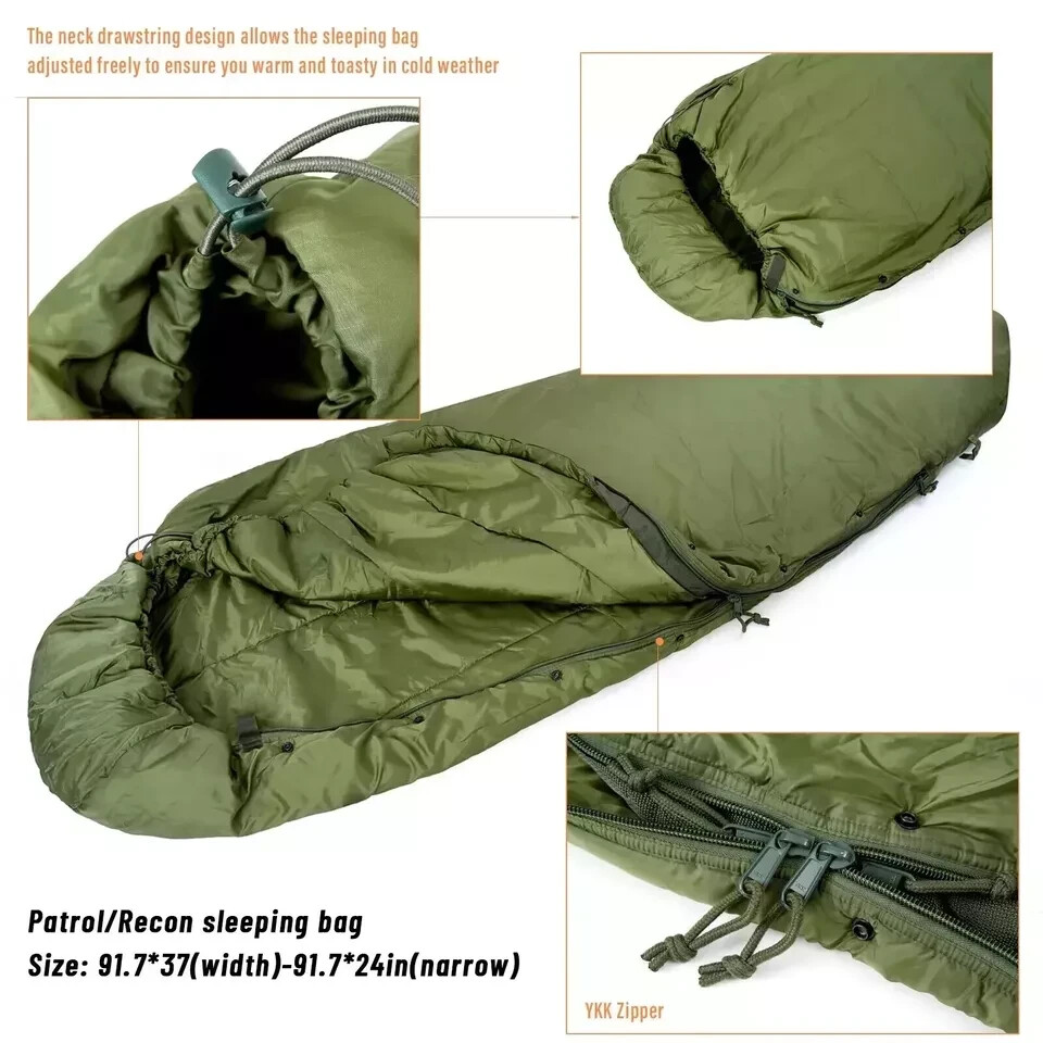 US Modular Sleeping System 4-Piece Military Sleep Bag Bivy UCP