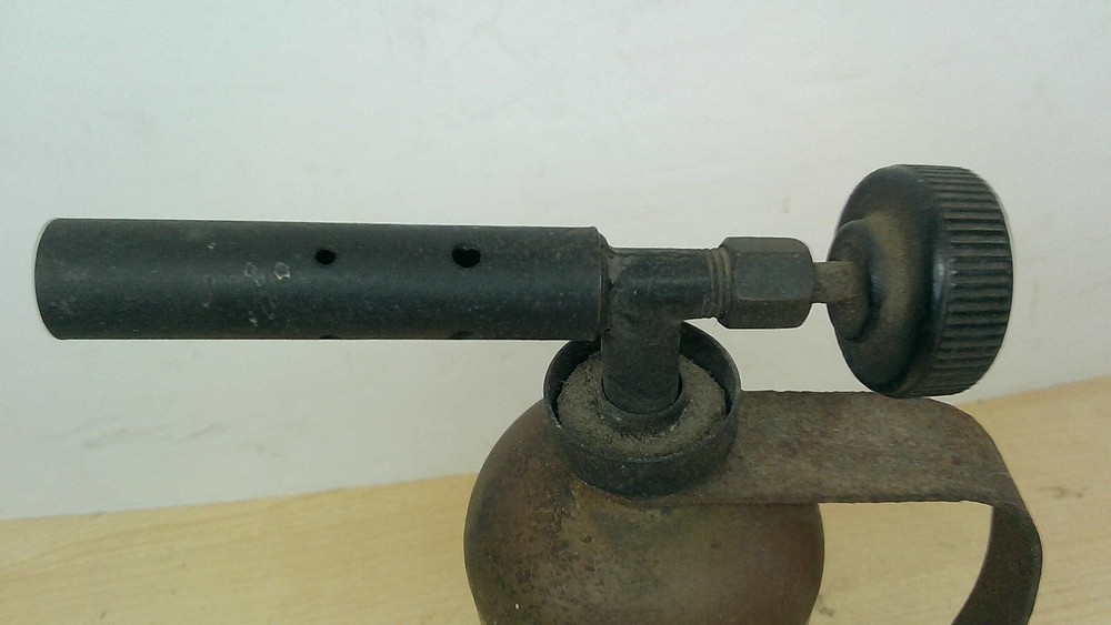 Vintage Brass Small Alcohol Burner Torch Unbranded Steampunk Untested