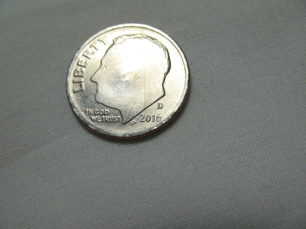 2016 D Roosevelt Dime Mint Error Front and Back *RARE Find!*