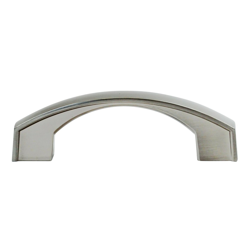 25 Pack Bow Arch Style 3" Brushed Nickel Kitchen Cabinet Pull Handle P252876BN