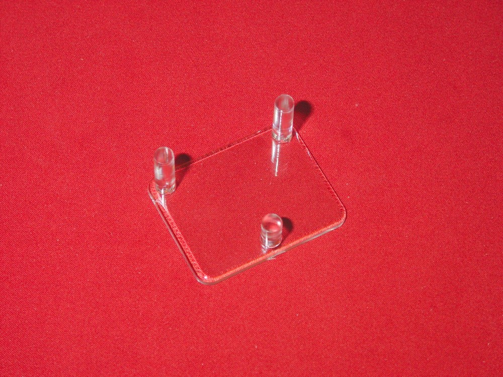 *#Small 2" Three (3) Peg Display Stand Geodes, Shells, Clusters Odd shaped items