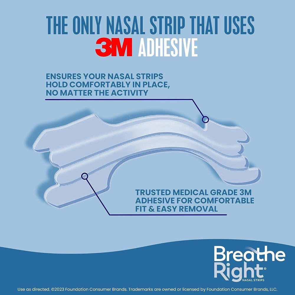 Breathe Right Nasal Strips Clear - Large | 30 Ct