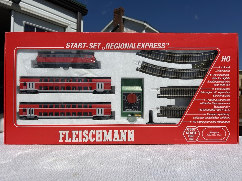 Fleischmann HO 6367 ‘Regional Express’ Starter Set NEM - (EXCELLENT BOXED)
