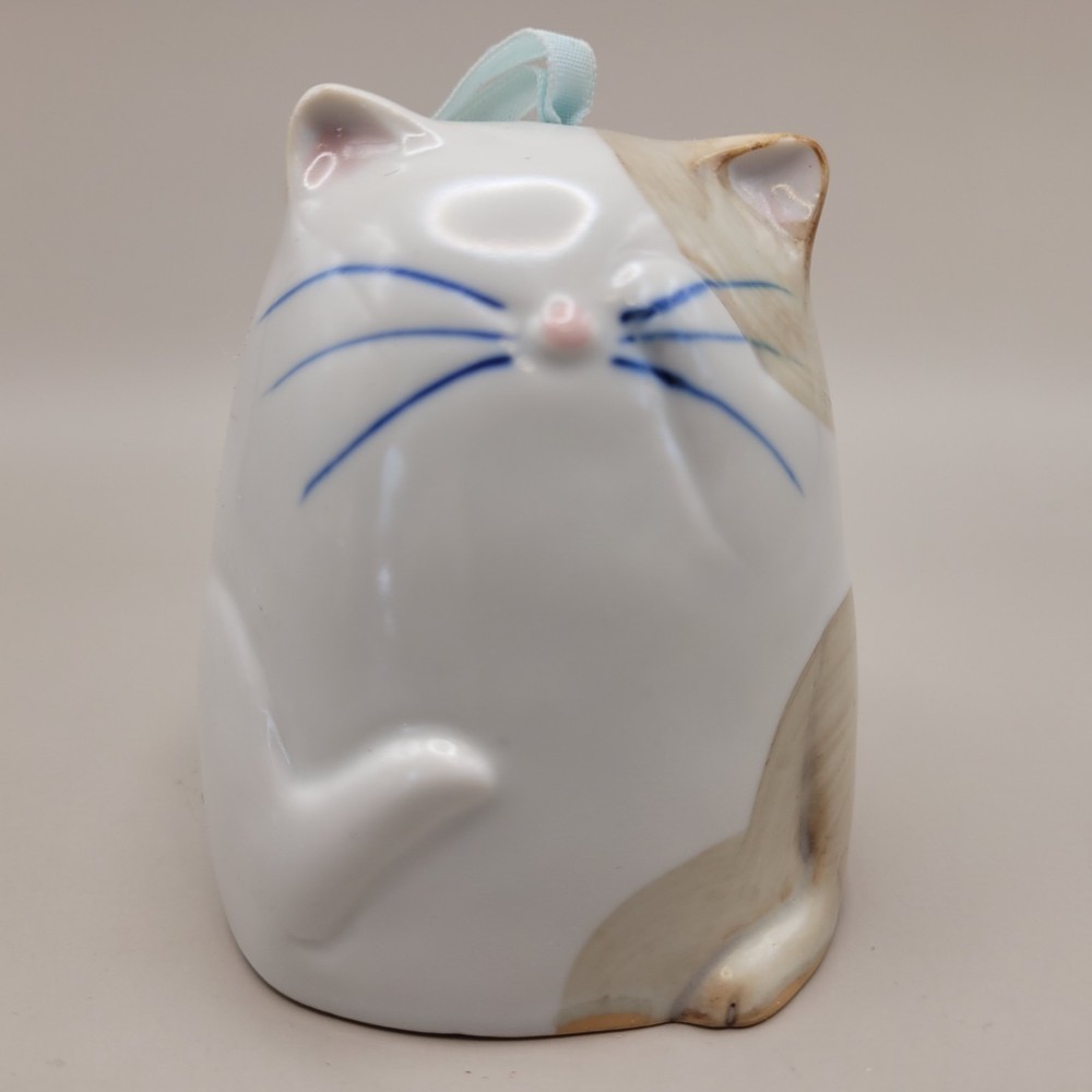 Ceramic Clay Hanging Cat Potpourri Holder 3" Empty
