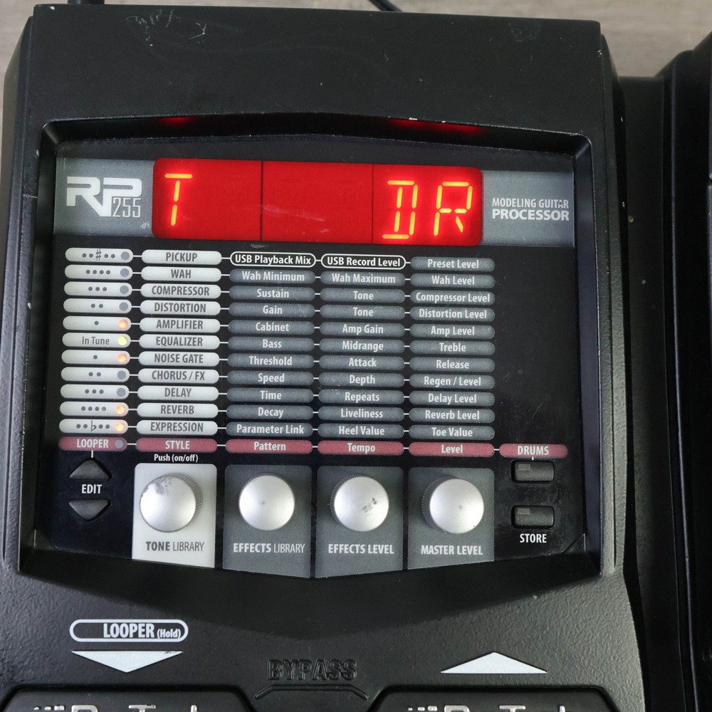 Digitech RP255 Multi-Effects Guitar Pedal + Power Supply