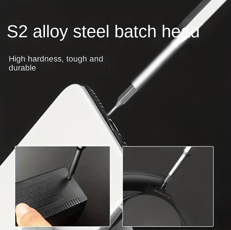 25pcs Mini Screwdriver Set Precision Flat & Phillips Tool Kit Repair - NEW